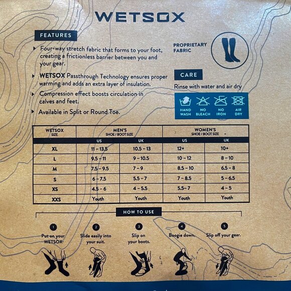 Frictionless Wader Tube Sock Slip In / Out Outdoor Boot XXS Youth Unisex Fishing - Picture 2 of 11